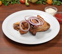 Куриные крылья на углях