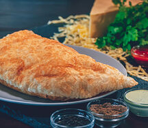 Чебурек с сыром и зеленью