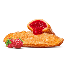 Пирожок с малиной