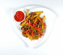 Фри с мясом