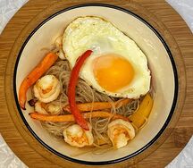 Фунчоза с креветками