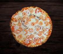 Пицца Атлантида с креветками Двойная