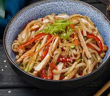 С цыпленком по-азиатски