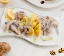 Сельдь с картофелем