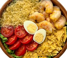 Боул Цезарь с креветками