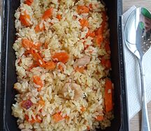 Плов с курицей (замороженный)
