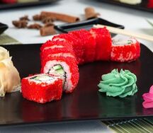 Ролл калифорния с крабом