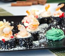 Ролл Цезарь с креветкой