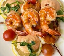 Шашлычок из креветок