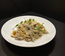 Паппарделле с телячьим языком