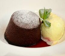 Шоколадный фондан