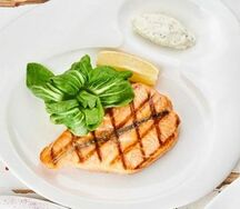 Стейк из лосося