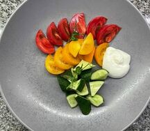 Салатик овощной Светофор