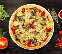 Пицца Поло и Панчетта