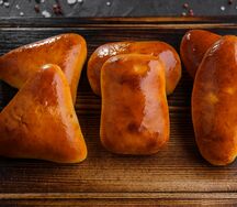 Пирожки с картофелем и печенью