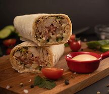 Шаурма Цезарь с курицей