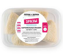 Картофельные зраззерс с картофелем и грибами