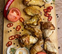 Шашлык из курицы (1 кг сырого мяса) на мангале