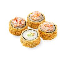 Жареный ролл Тартар трюфельный лосось