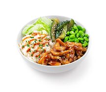 Донбури с курицей терияки