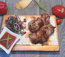 Шашлык из свининой шейки