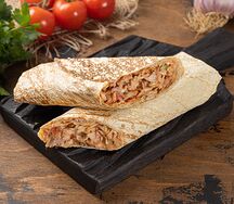 Шаурма из курицы с халапеньо халяль