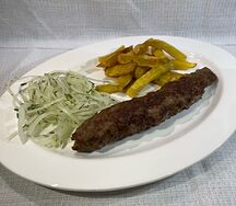 Люля с картошкой фри