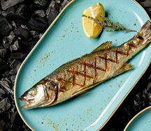 Сибас на углях