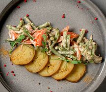 Шведский салат с говядиной