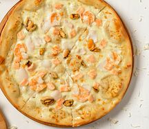 Пицца с морепродуктами