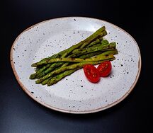 Спаржа гриль