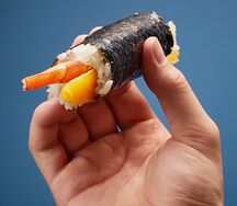 Хэнд ролл №35 с тигровой креветкой