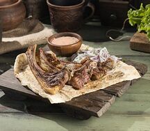 Шашлык из бараньей корейки