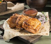 Шашлык из куриного бедра
