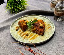 Морковно-лимонный Пай с грецким орехом
