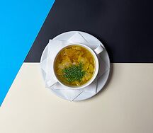 Суп с беконом и фасолью