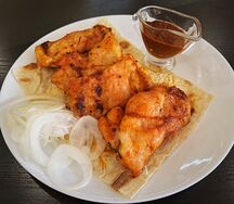 Шашлык из куриного бедра