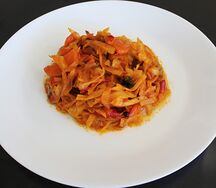 Капуста тушёная