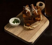 Гренки к пенному