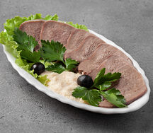 Язык говяжий с хреном