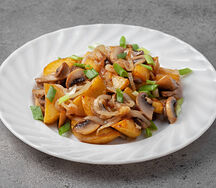 Картофель жаренный с грибами