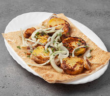 Картофель с курдюком