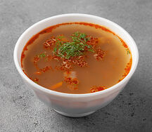 Суп чечевичный