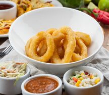 Золотистые луковые кольца