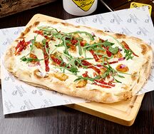 Римская пицца с креветками