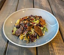 С куриной печенью и кедровым орехом