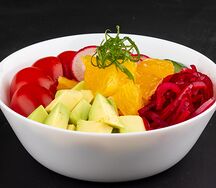 Поке с овощами