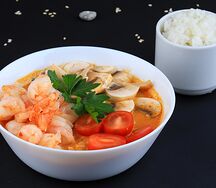 Том Ям с креветками