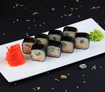 Ролл с крабом в соусе спайси