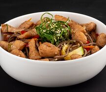 Гречневая лапша с курицей